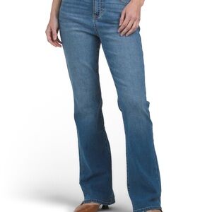 d. jeans Women's Flare Blue Jeans